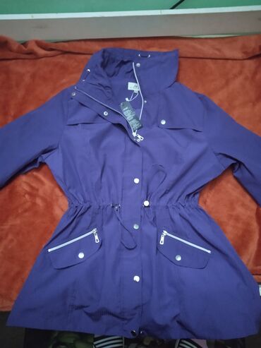 Women's Raincoats: 2XL (EU 44), New, With lining, Single-colored, color - Purple