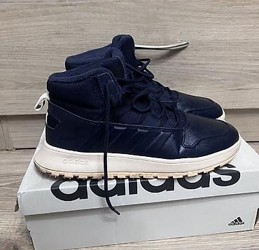 Мужские кроссовки, 42.5, Adidas, Новый, цвет - Синий, Самовывоз