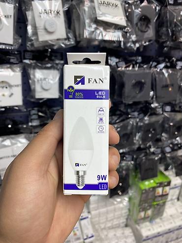 электрические лампы: LED лампа FAN 9W (E14) - Тип: LED, SMD 2835 - Мощность: 9 Вт - — 1