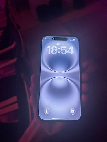 ucuz telefonlar irsad: IPhone 16, 128 GB, Qara, Zəmanət — 2