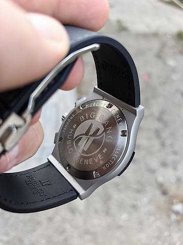 baki saati: Hublot saatı, təptəzədir, qarantiyası da var. Tam mexaniki, qoldan — 6