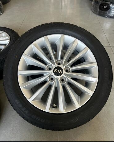 металические диски: Литые Диски R 17 Kia, Комплект, отверстий - 4, Б/у at lalafo.kg металические диски: Литые Диски R 17 Kia, Комплект, отверстий - 4, Б/у