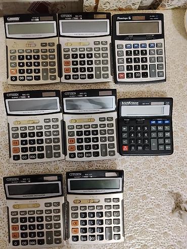 ofis masa aksesuarları: Masaüstü kalkulyatorlar dəsti - Markalar: Citizen SDC-372 (bir neçə — 1