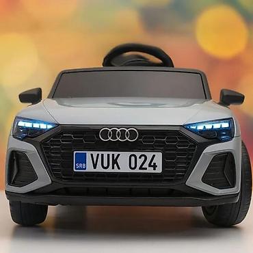 traktor igracka za decu: Dečiji električni automobil – licencirani Audi stil, siva boja - — 9