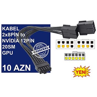 Kabellər "8PİN FEMALE to 8PİN/NVİDİA 12PİN MALE Original” MƏHSULLAR — 4