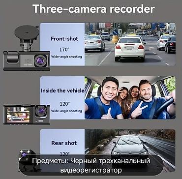 toy kamerasi: Məhsul: 3 kanallı avtomobil videoqeydiyyatçı (ön/salon/arxa) - Eyni — 7