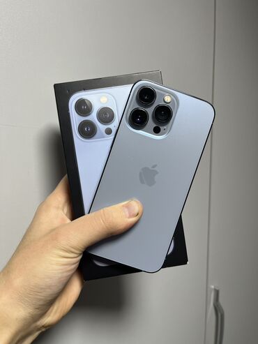 Apple iPhone: IPhone 13 Pro, Б/у, 256 ГБ, Sierra Blue, Коробка, 95 % — 1