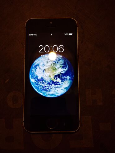 iphone 5 ekranı: IPhone 5s, 16 GB, Qara, Barmaq izi