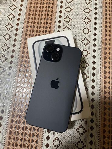 dyson saç feni: IPhone 15, 128 GB, Jet Black, Simsiz şarj, Face ID, Sənədlərlə