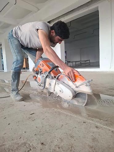 Beton işləri: Beton kəsmə və deşmə xidməti - Armaturlu beton, monolit, karkas və — 7
