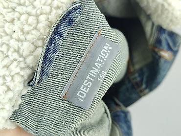 jeans ck: Dziecięca kurtka jeansowa, 13 lat, 152-158 cm, Destination, stan - Bardzo dobry — 4