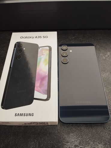 телефон samsung s: Samsung Galaxy A35, Жаңы, 128 ГБ, 2 SIM