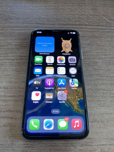 Apple iPhone: IPhone X, 64 GB, Ağ, Face ID