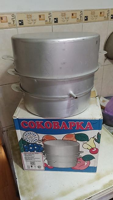 фонтан для сока: Продаётся соковарка. 8 литров. Аллюминий. Б/у, в отличном состоянии — 1