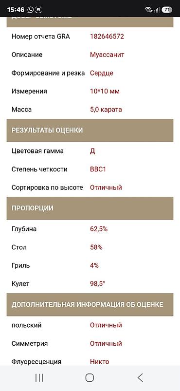 Аксессуары: 5.00+ карат, Самовывоз — 3