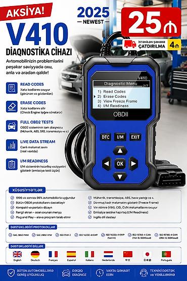 Diaqnostik avtomobil skanerləri: Universal diaqnostika cihazları. Hər xırda nasazlıq üçün ustaya — 14