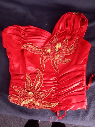 haljina suissescolection: M (EU 38), bоја - Crvena, Večernji, maturski, Drugi tip rukava