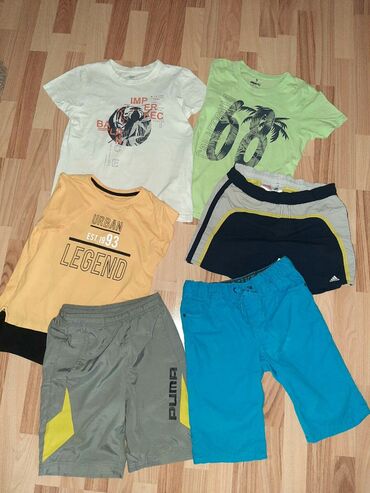 dečija garderoba novi pazar: Set: T-shirt, Shorts, 140-146