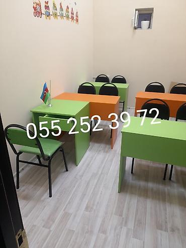 Ofis dəst mebeli: Stul stol Qurslara Respşin masası isdəlinən ölcdə isdlnən dizayın — 10