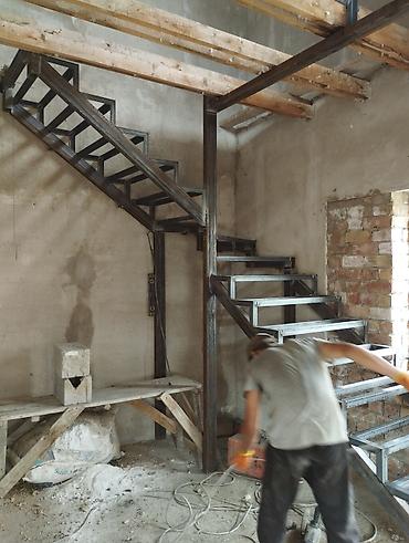 Обшивка лестниц: Каркас жасайбыз — 4