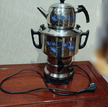 samovar qiyməti: Elektrik samovar çaydanı ilə birlikdə dəst şəklində yazılan qiymətə