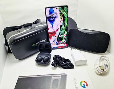 Google: Google Pixel 7 Pro, Б/у, 128 ГБ, цвет - Черный, 2 SIM, eSIM, 1 SIM — 16