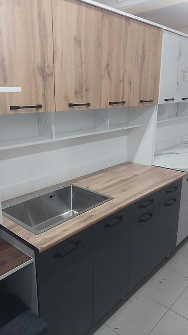 silver kitchen: Кухонный гарнитур, Новый, цвет - Белый, ДСП, Бесплатная доставка — 4