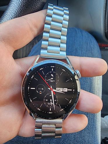 huawei gt 2: İşlənmiş, Smart saat, Huawei, Sensor ekran, rəng - Gümüşü — 1