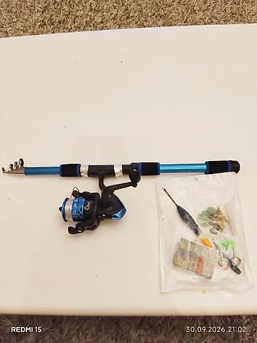 🎣 TƏCİLİ! Təzə Hazır Balıqçılıq Dəsti (Zəhmət olmasa elanı axıra kimi