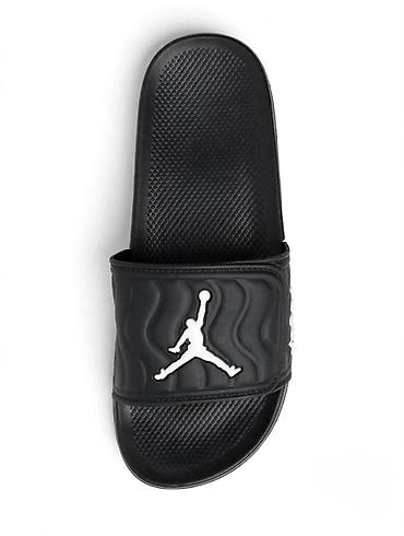 ysl papuce: Jordan muške papuče – crne - Klasičan “slide” dizajn sa širokim — 1
