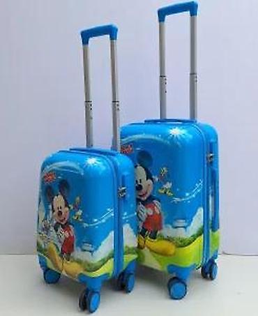 Rančevi, torbe i koferi: Dečji set kofera – Mickey Mouse motiv - Dva kofera (veći i manji) sa — 20