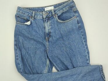 beżowe jeansy damskie z wysokim stanem: Denim Co, M (EU 38), condition - Very good