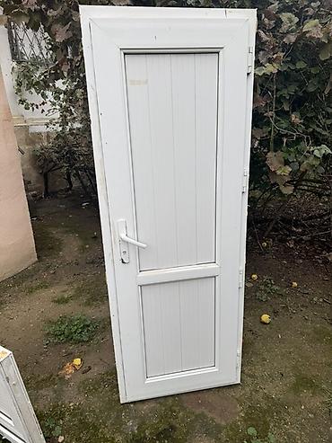 hamam qapısı: 2 eded hamam,tolet qapisi. 2 denesinin qiymetidir!! PVC qapı – ağ — 1