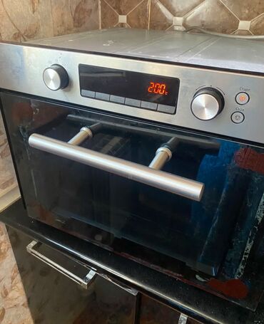 Duxovkalar: Duxovka Elektrik, rəng - Boz, Quraşdırılan