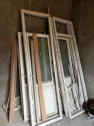 parket topdan satis: PVC profil pəncərə və balkon qapısı dəstləri - Material: ağ rəngli — 2