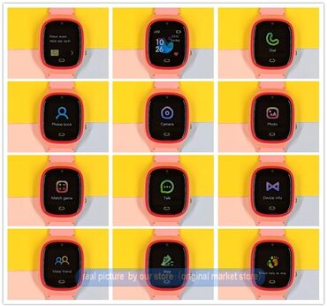 Ručni satovi: Vodootporni Dečiji Smart Watch T45 - Mobilni Tel, SOS, LBS Boje — 13