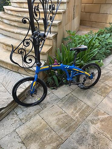 velo disk: Təkər ölçüsü 20" olan yığma (qatlanan) velosiped. Xüsusiyyətlər: - — 1