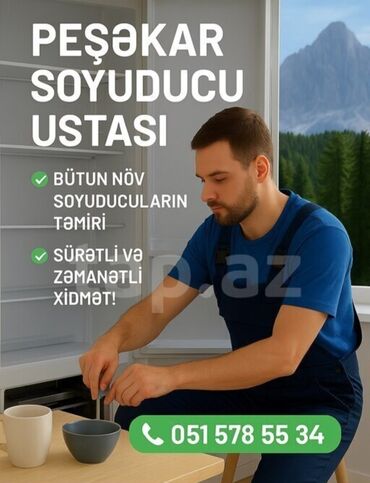 Soyuducular: Soyuducu probleminiz varsa – gecikmədən zəng edin! Bütün növ ev və