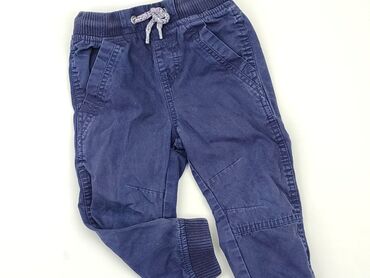 zimowe spodnie rowerowe: Material trousers, Lupilu, 1.5-2 years, 92, condition - Good