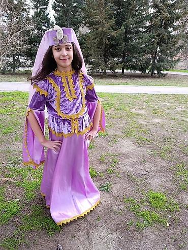 azerbaycan forması: Əlaqə 050-781-41-78 Uşaq üçün milli rəqs kostyumu dəsti - Model: qız — 6