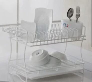 Digər mətbəx aksesuarları: Mətbəx üçün iki mərtəbəli qab-qacaq quruducu rəf - Brend/model — 2