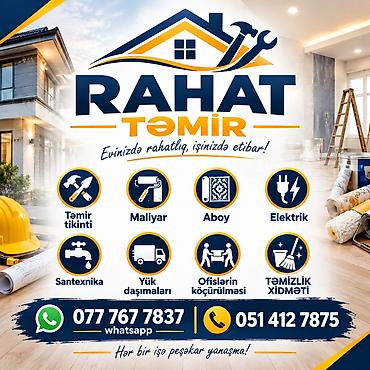 su çənlərinin təmiri: RAHAT TƏMİR– Bir ünvanda bütün xidmətlər Xidmət sahələri: - — 1