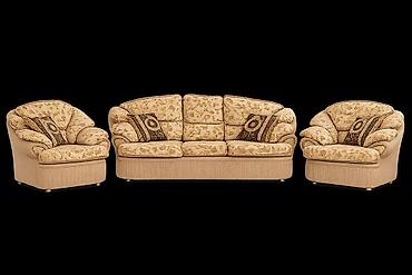 inter tekstil sumqayit: İşlənmiş, Klassik divan, Divan, 2 kreslo, Bazasız, Açılmayan — 1