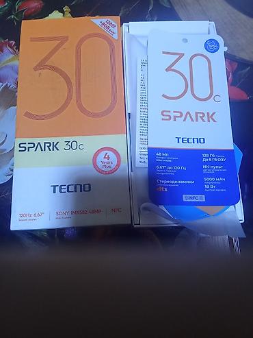 techno spark: Tecno Spark 30C, 128 GB, rəng - Qara, Sənədlərlə — 3