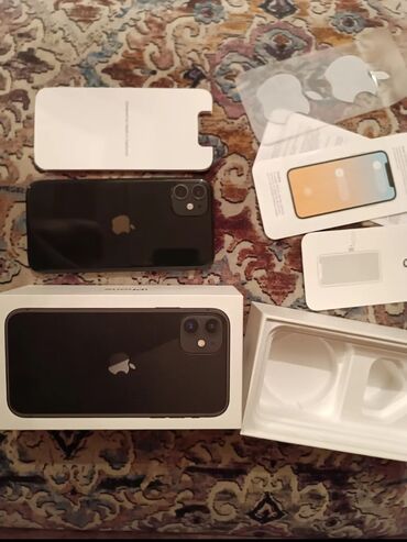 vip iphone 11: IPhone 11, 64 GB, Qara, Barmaq izi, Face ID, Simsiz şarj