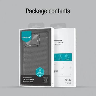 Maske i futrole za telefone: Maska Nillkin CamShield Prop Magnetic za iPhone 16 Pro Max 6.9 crna — 13