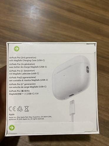samsung galaxy tab a: Apple AirPods Pro (2-ci nəsil) – MagSafe Şarj Qutusu (USB‑C) ilə — 2