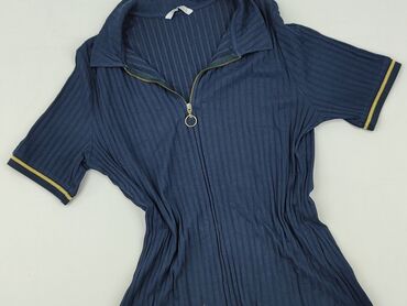 koszula z krótkim rękawem damska h m: Women's blouse, size XL (EU 42)