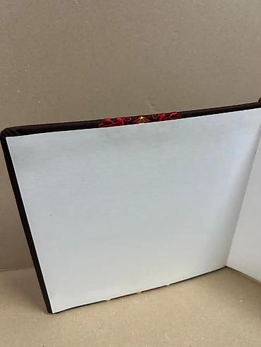 Ostalo: Ručno ukoričen notes/dnevnik sa vezenim koricama - Tvrde platnene — 3