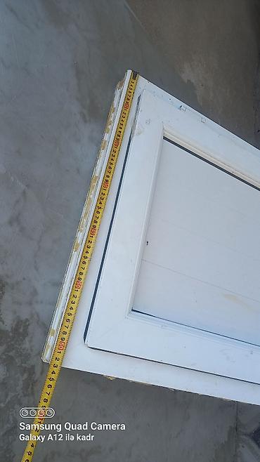 plastik: Ağ rəngli PVC materialdan kiçik qapı/pəncərə çərçivəsi — 4